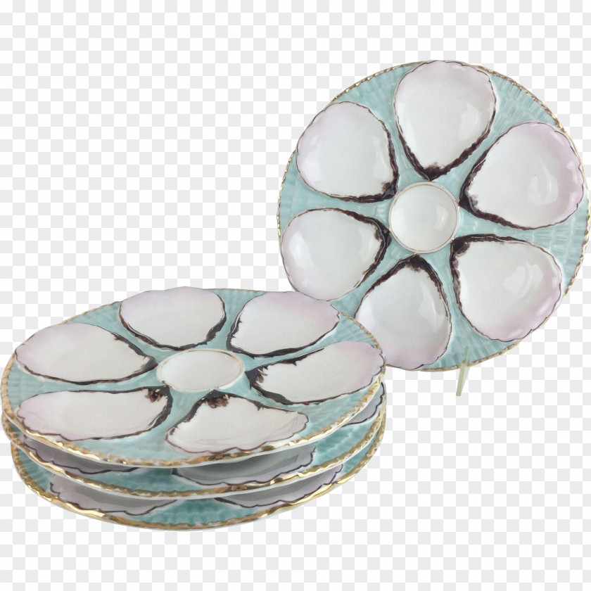 Plate Oyster Tableware Antique Porcelain PNG