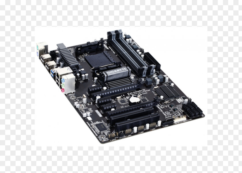 Socket AM3+ GIGABYTE GA-970A-DS3P Motherboard ATX PNG