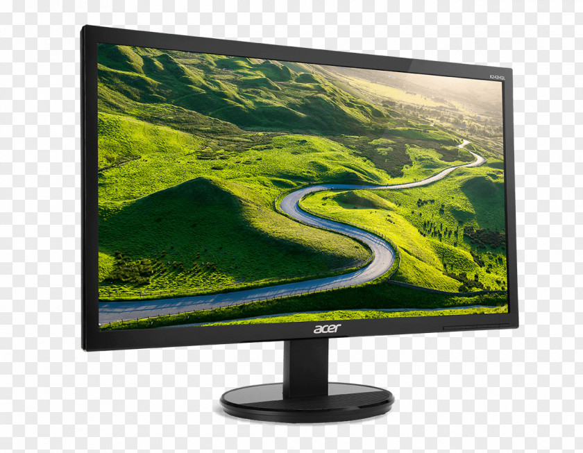 Acer Logo Computer Monitors IPS Panel Refresh Rate 1080p PNG