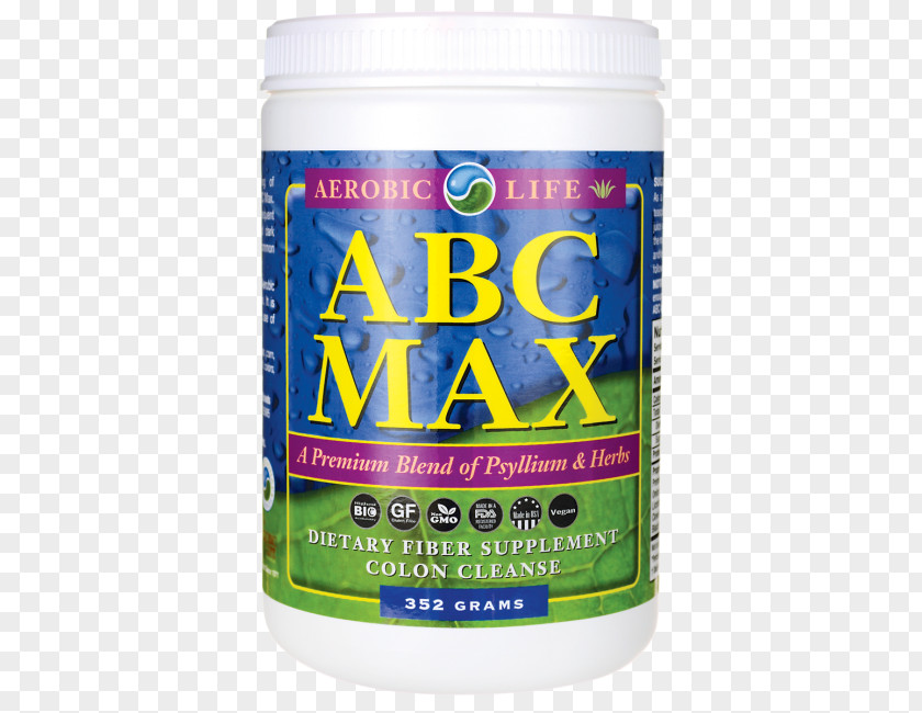 Aerobic Dietary Supplement Life ABC Max Product Colon Cleansing Flavor PNG