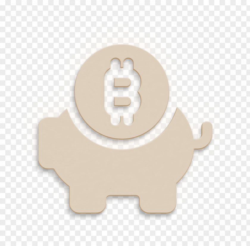 Bitcoin Icon Piggy Bank PNG