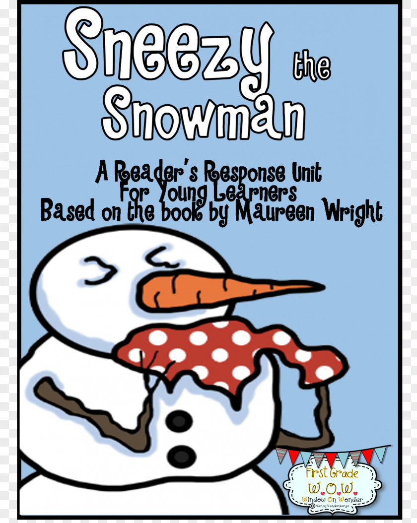 Book Sneezy The Snowman First Grade Fiction Reading PNG