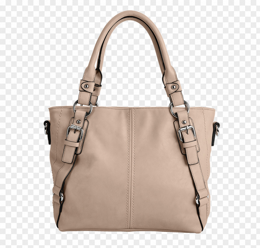 Dinslaken Tote Bag Leather White Handbag Beige PNG