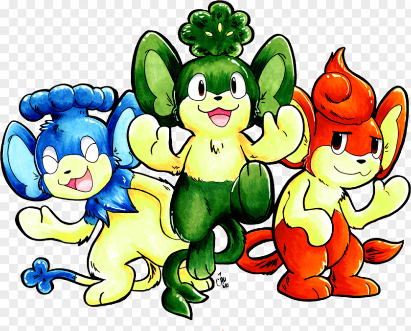 Monkey Panpour Pansage Simipour Pokémon PNG