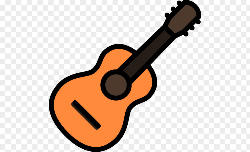 Cartoon Guitar Flamenco Classical Acoustic PNG