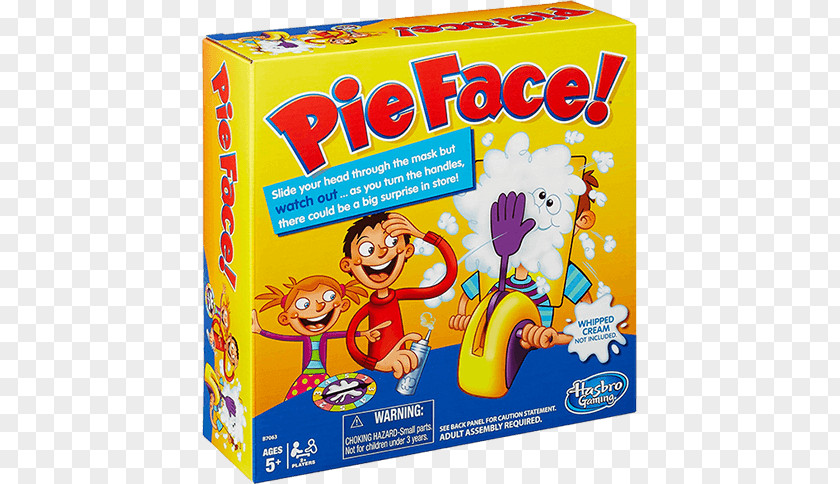 Hasbro Gaming Pie Face! Board Game Party PNG