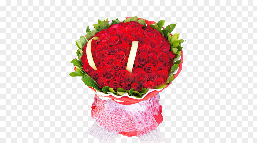 Large Bouquet Of Red Roses Garden Beach Rose Flower Nosegay PNG