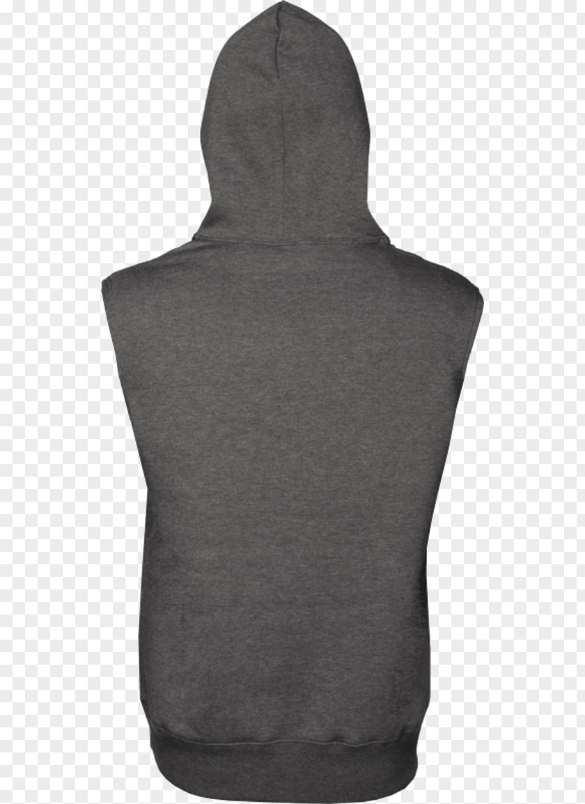 Pullover Hoodie Neck Black M PNG