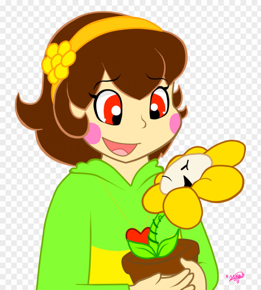 Sadness In Art Undertale Flowey Digital PNG