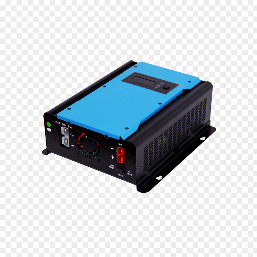Solar Inverter Power Inverters Battery Charger Electronics Electronic Component Amplifier PNG