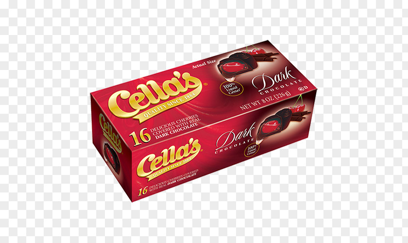 Dark Chocolate Chocolate-covered Cherry Cella's Liquorice PNG