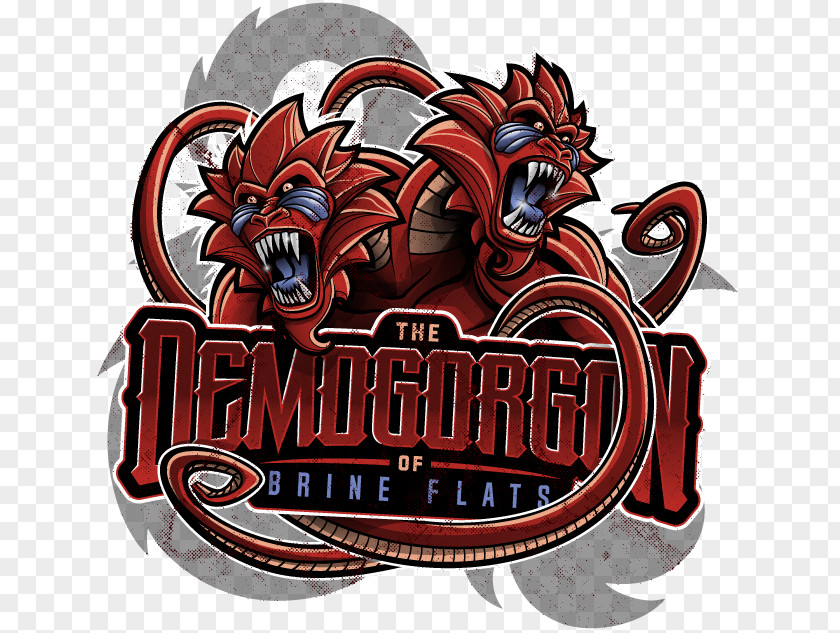 Demogorgon Dungeons & Dragons Logo Brand Font PNG
