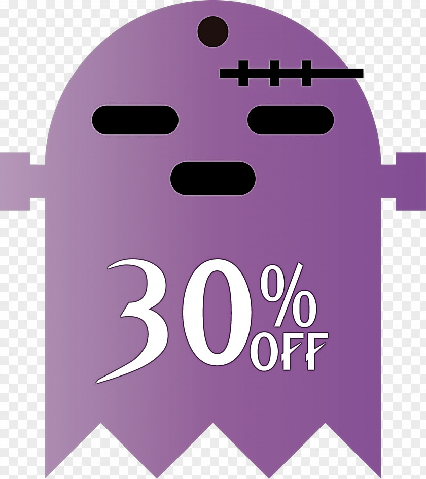 Halloween Discount 30% Off PNG