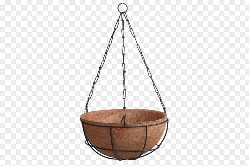 Light Hanging Basket Pendant Gardening Flowerpot PNG