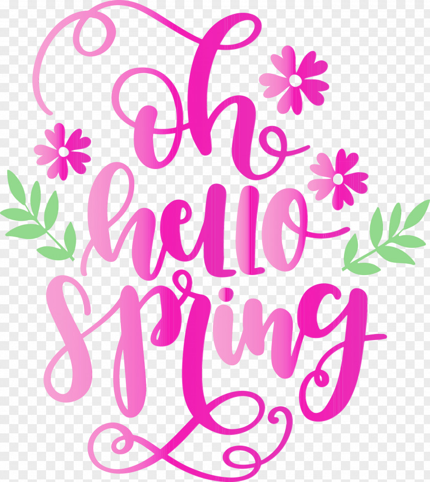Pink Text Font Plant PNG
