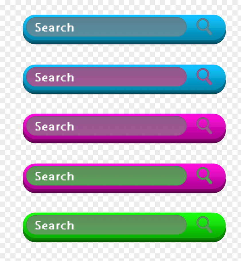 Site Search Bar Box Magnifying Glass PNG