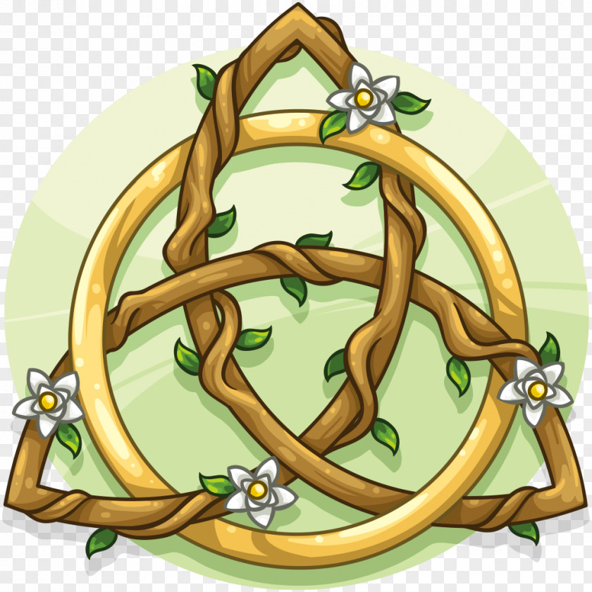 Symbol Triquetra Witchcraft Wicca Druid PNG