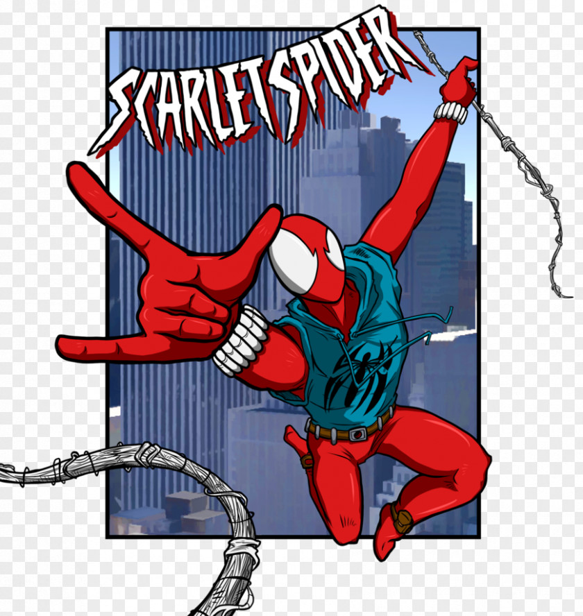 Bestest Illustration Superhero Clip Art Scarlet Spider PNG