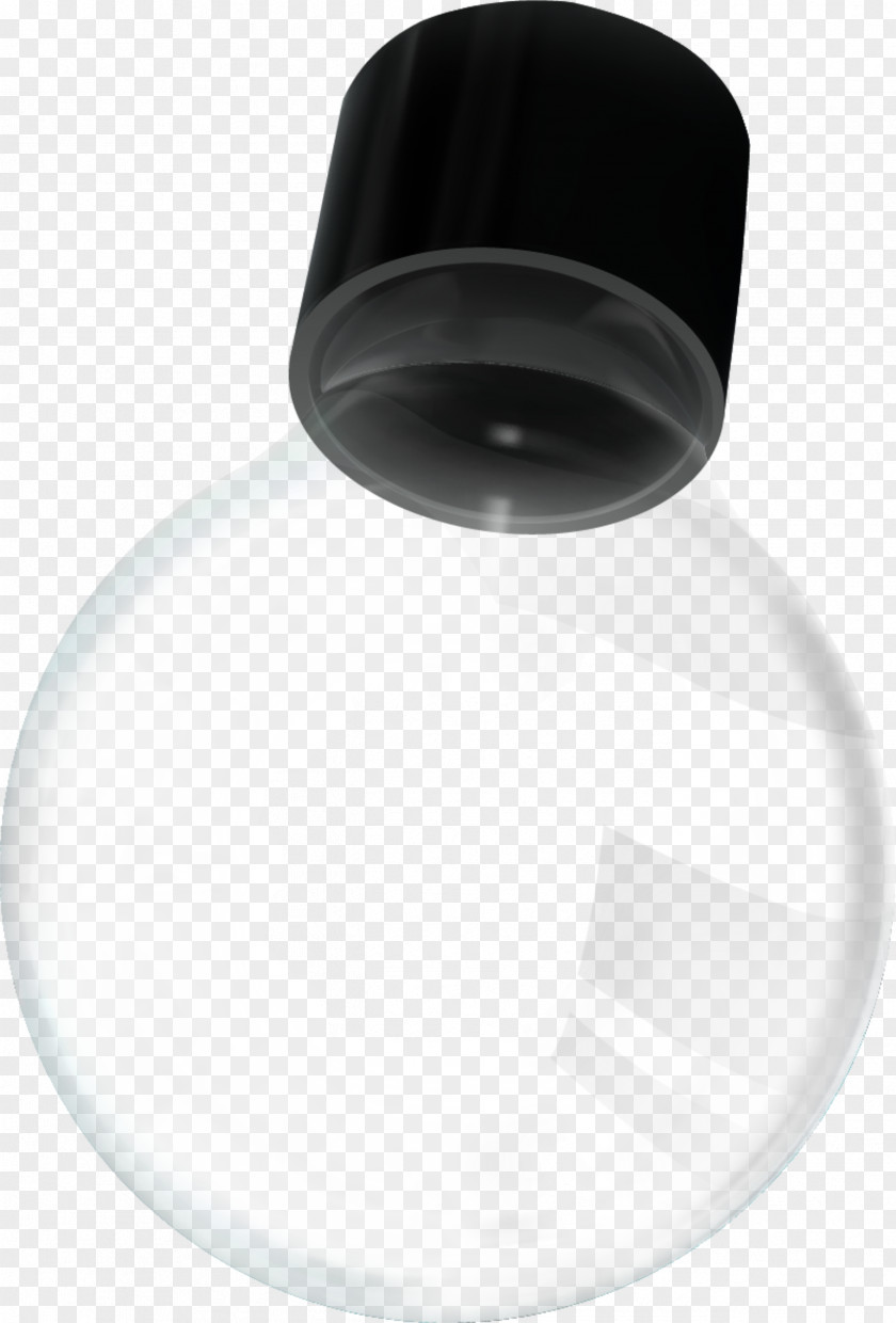 Cartoon Glass Bulb Circle Font PNG