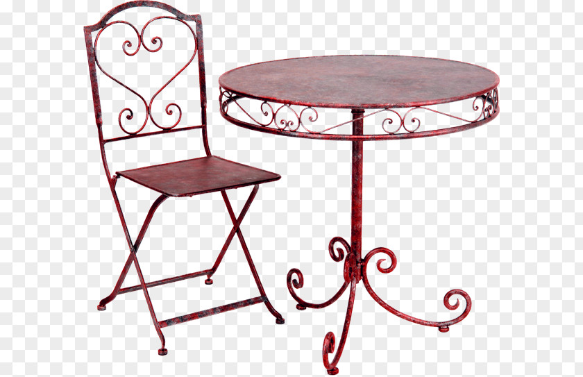 Chair And Table Garden Furniture PNG