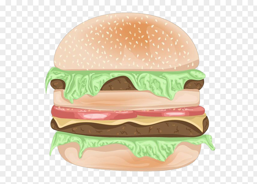 Double Gourmet Burger Hamburger Cheeseburger Fast Food Meat PNG