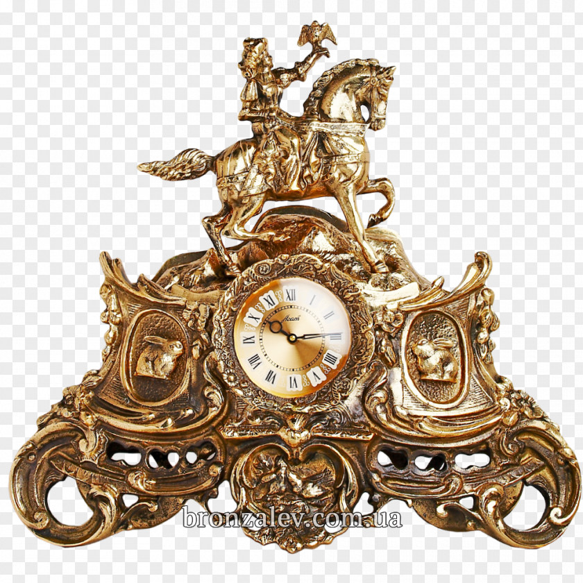 Brass Floor & Grandfather Clocks Bronze Fireplace Kiev PNG