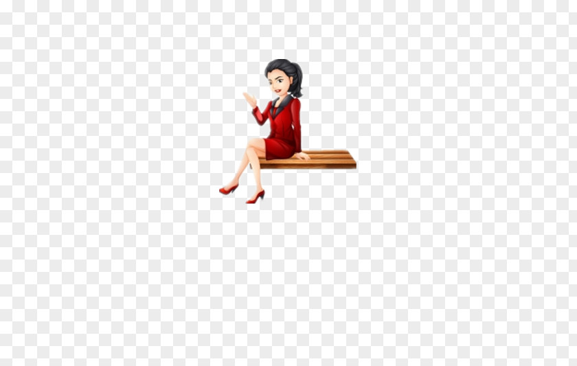 Elegant Women In The Workplace Woman Illustration PNG