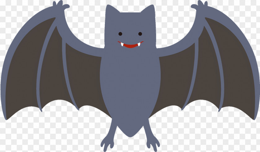 Animation Little Brown Myotis Bat Halloween PNG