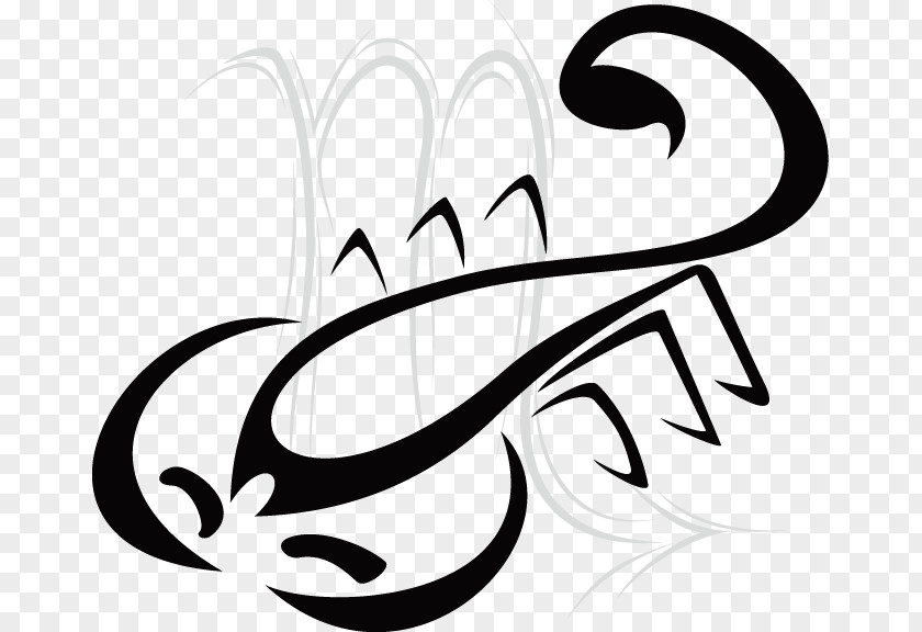 Block Scorpion Zodiac Astrological Sign Horoscope Astrology Symbol PNG