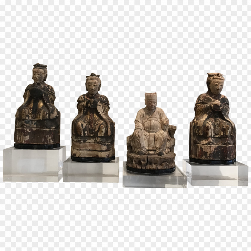 Buddhas Glass Bottle Sculpture PNG