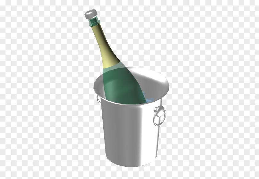 Champagne Bucket Autodesk 3ds Max .3ds Computer-aided Design PNG