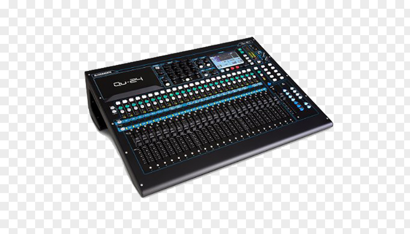 Microphone Allen & Heath ZED-10 QU-24 Chrome Edition Audio Mixers Digital Mixing Console PNG