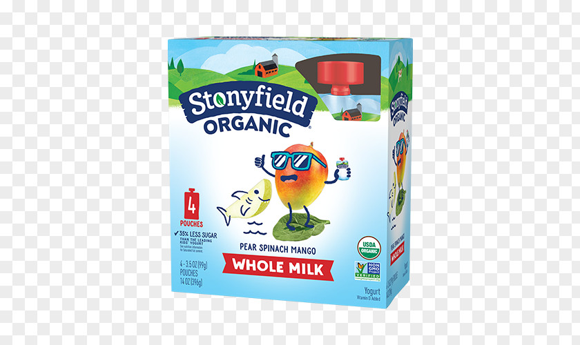 Milk Stonyfield Farm, Inc. Organic Food Yoghurt PNG