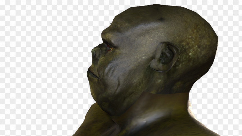 Show Yourself Bronze Sculpture Jaw Bust PNG