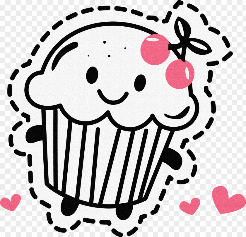 Cute Cupcake Drawing Clip Art PNG