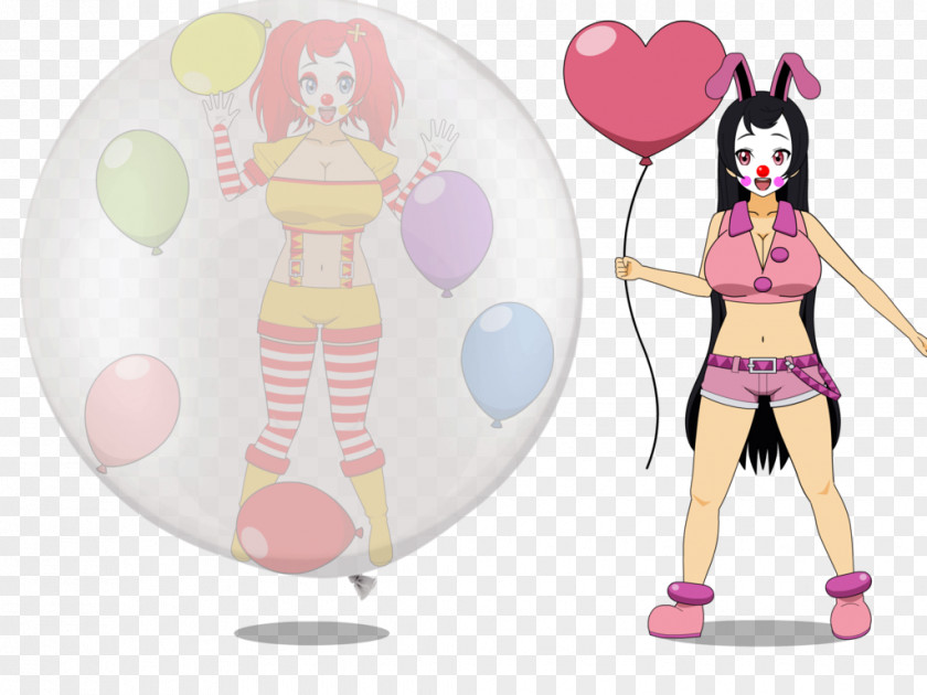 Happy B.day Cartoon Pink M Muscle PNG