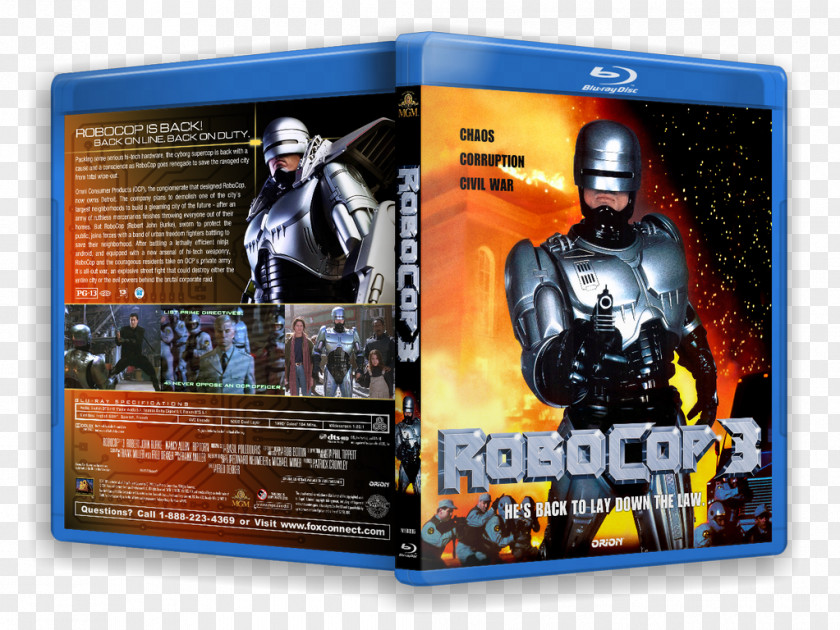 Robocop YouTube Cover Art Blu-ray Disc Action & Toy Figures PNG