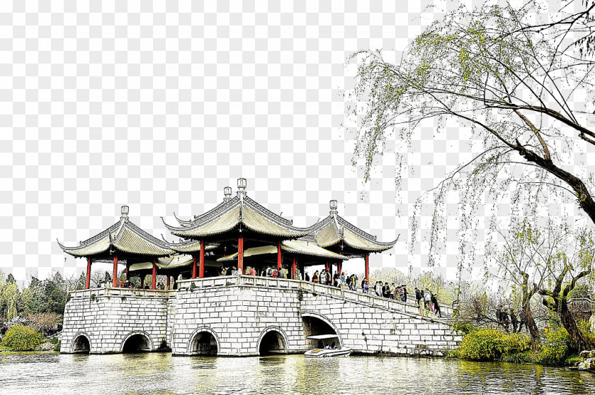 Slender West Lake Photo Chinese Architecture PNG