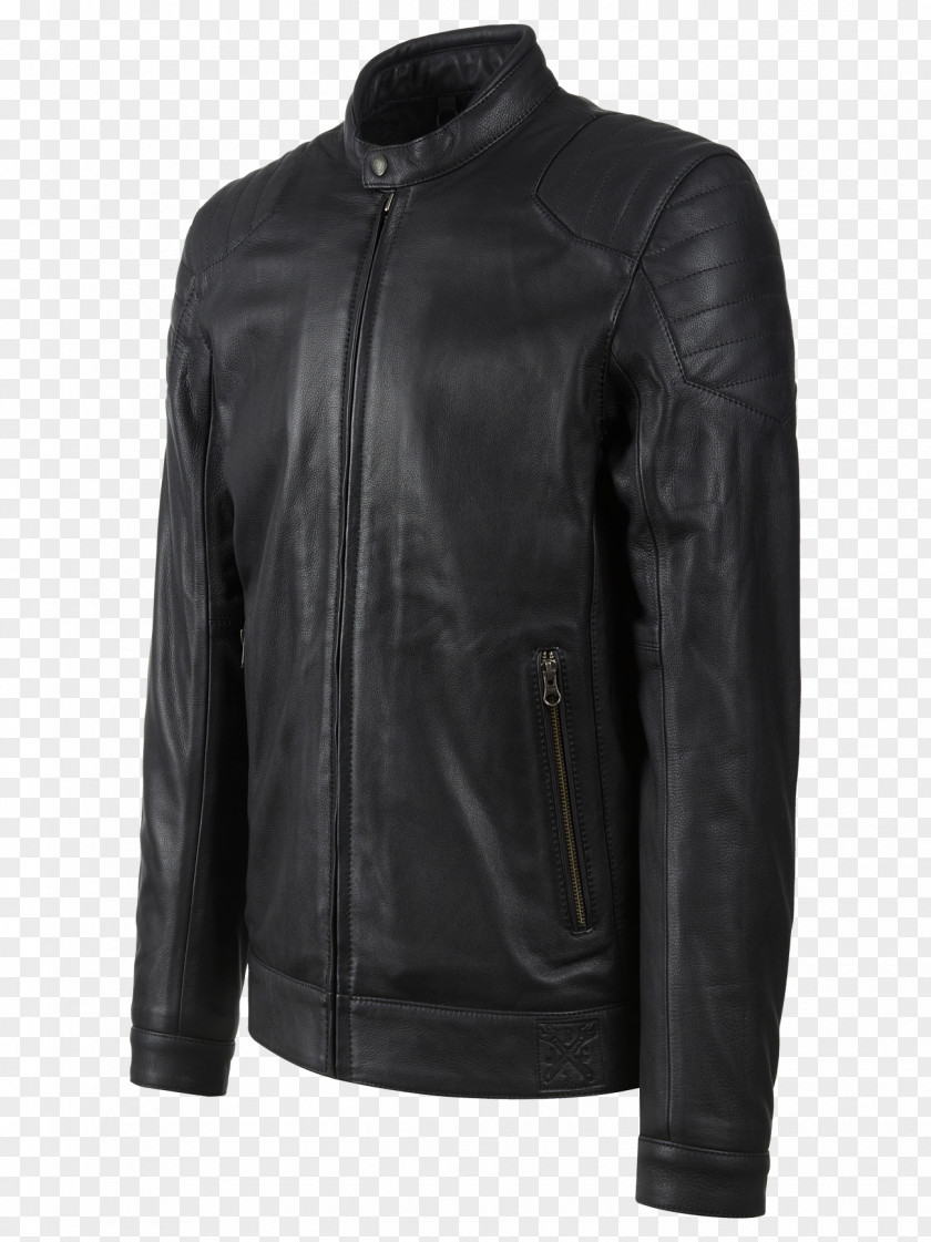T-shirt Leather Jacket Cutter & Buck Clothing PNG