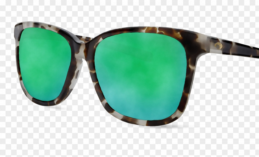 Turquoise Teal Glasses PNG
