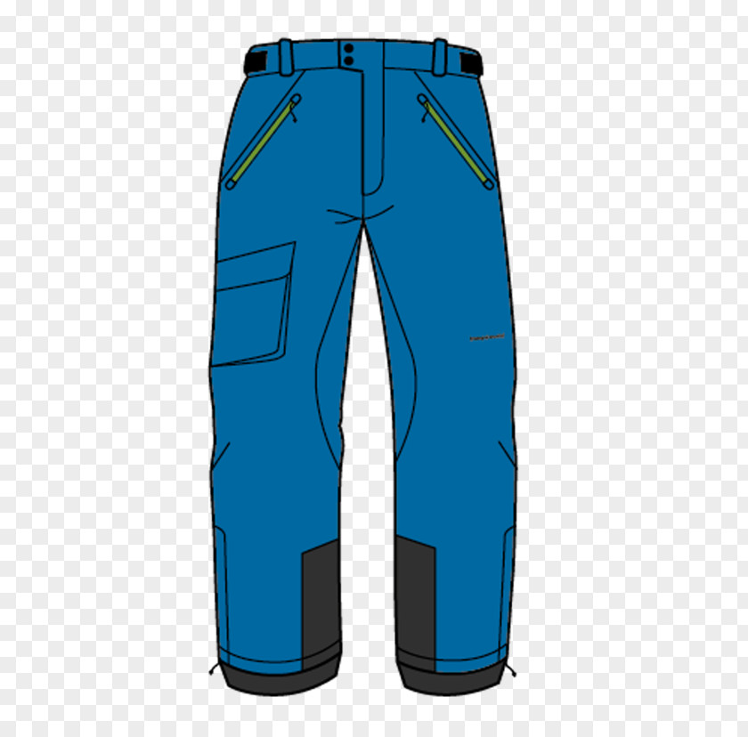 Design Shorts Electric Blue PNG