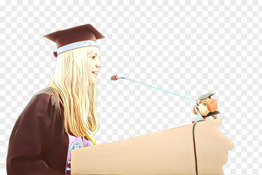 Diploma Mortarboard Cartoon Party Hat PNG