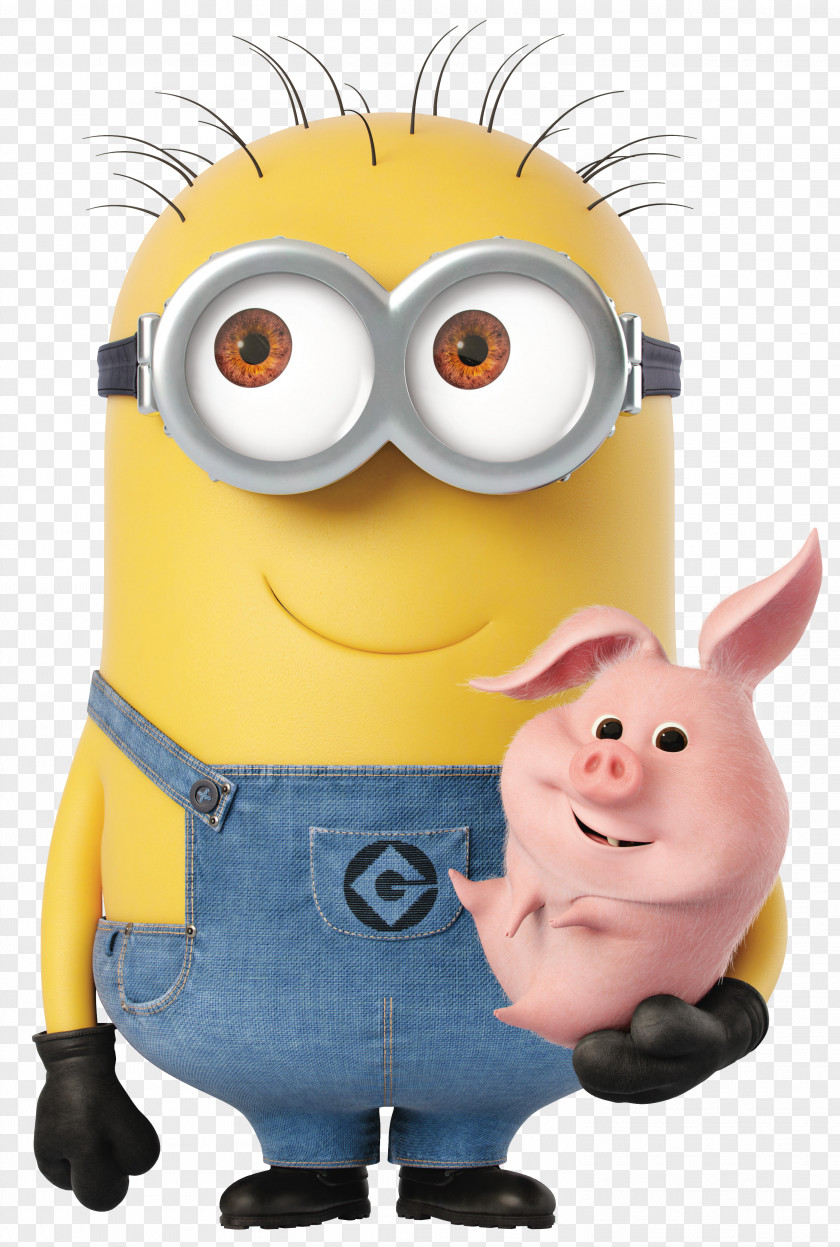 Minion With Piggy Transparent Cartoon Image Minions Despicable Me: Rush Balthazar Bratt Felonious Gru Kevin The PNG