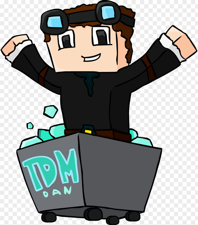 Fan Minecraft The Sims 4 YouTuber DanTDM: Trayaurus And Enchanted Crystal Minecart PNG