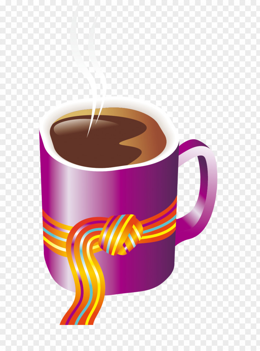 Beautiful Color Mugs Euclidean Vector Icon PNG