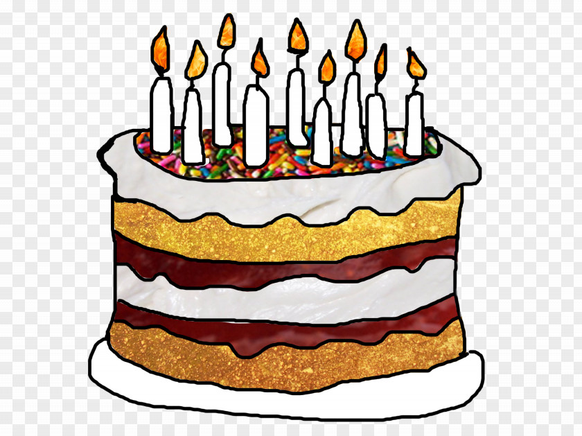 Cake Birthday Torte Buttercream PNG