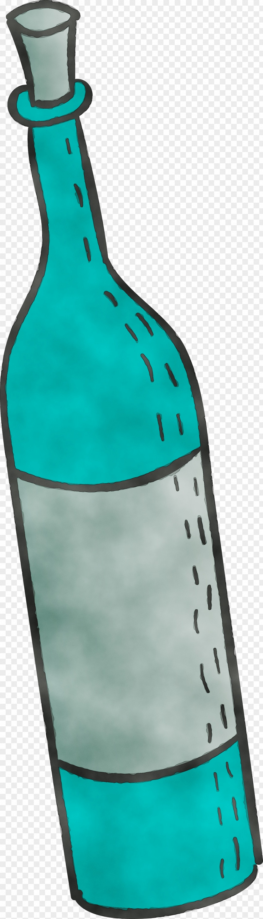 Glass Bottle Pattern PNG