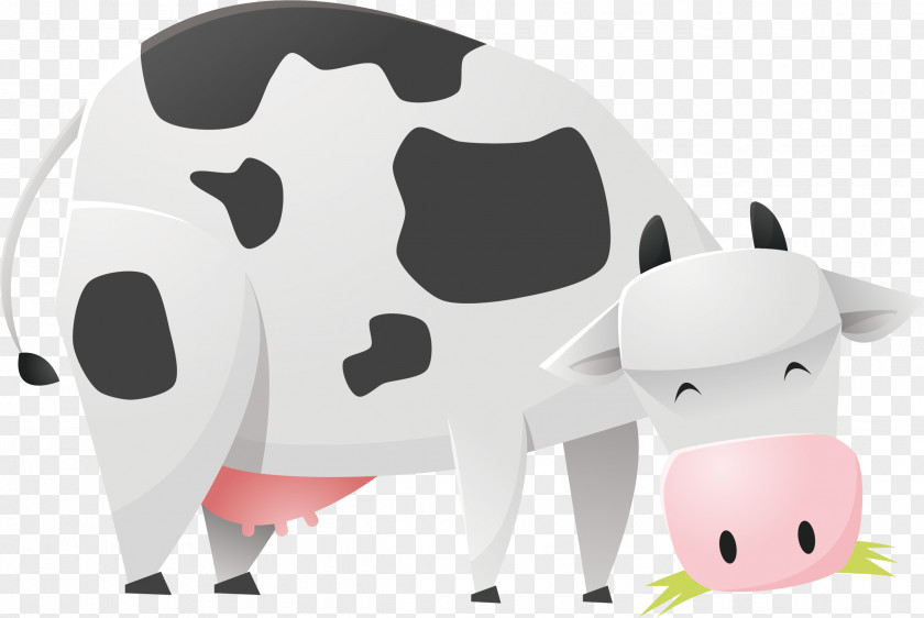 Lovely Cow Vector Dairy Cattle Euclidean PNG