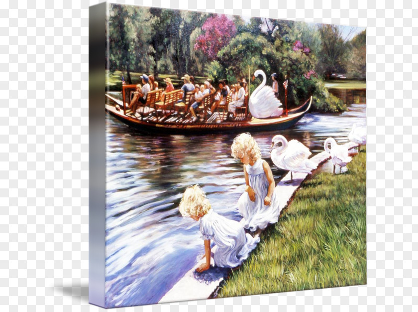 Painting Water Transportation Resources Gallery Wrap Recreation PNG