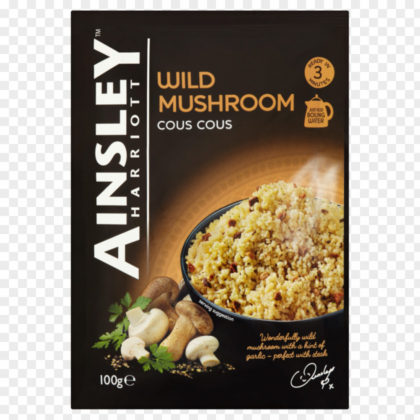Wild Mushrooms Couscous Moroccan Cuisine Ainsley Harriott Roasted Vegetable Cous 100g Harriot Medley 100G (100g) PNG
